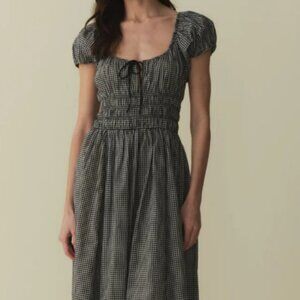 Doen Quinn Dress in LA MADDALENA GINGHAM